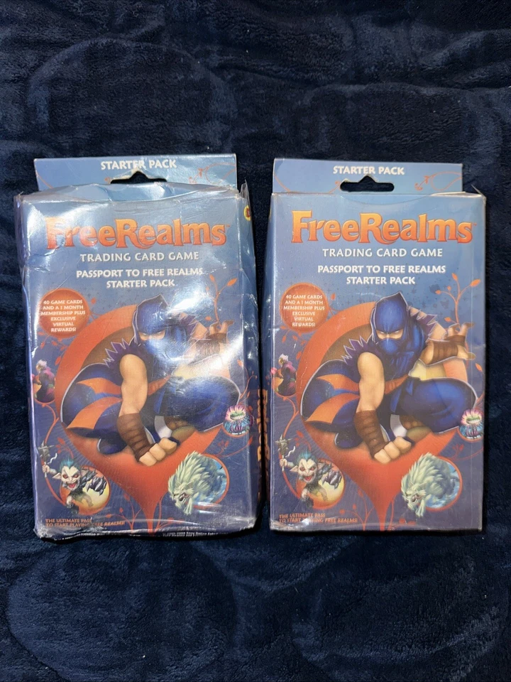 Topps Trading Cards Free Realms Starter Pack Sealed ( X2 Sets ) - Image 2 of 4