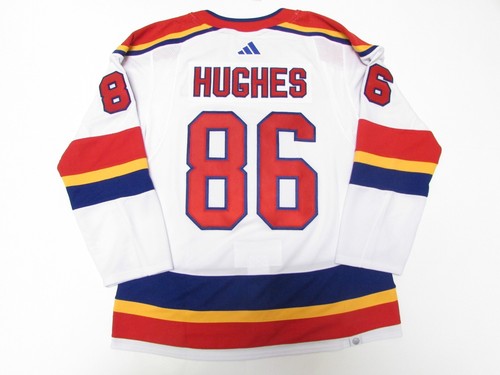 HUGHES NEW JERSEY DEVILS AUTHENTIC ADIDAS REVERSE RETRO 2.0 HOCKEY JERSEY - Picture 2 of 4