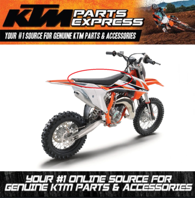 Sitzbank 65 SX Bj. 2017 - 2020 - KTM Musch -off-road-racing