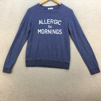 Grayson/Threads Luxus blau Rayon Mischung Strick Over Pullover Damen Größe UK XS