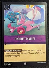 Disney Lorcana Rise of Floodborn - Croquet Mallet FOIL - Pack Fresh 