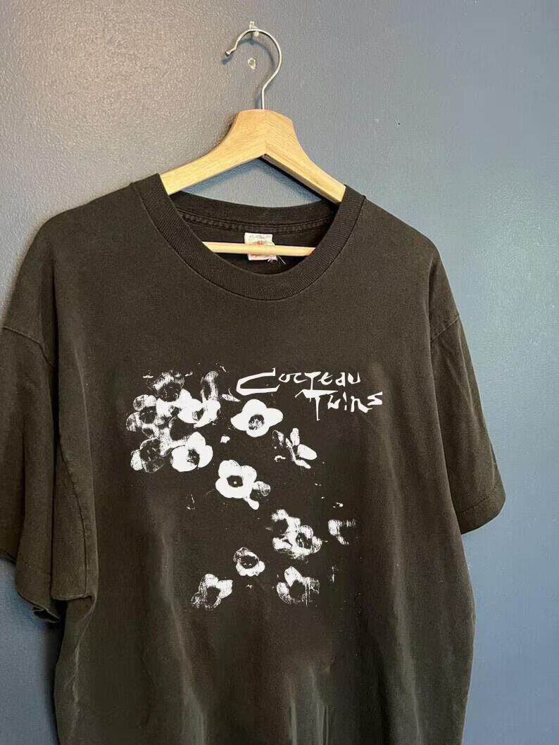 Vintage Cocteau Twins Flower T-Shirt, Cocteau Twins Floral Vintage Cocteau Twins Flower T-Shirt, Cocteau Twins Floral