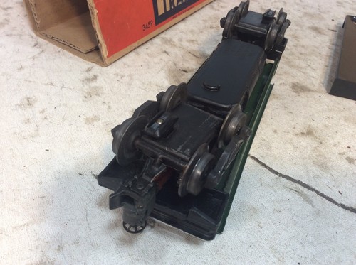 Lionel 3459 green Dump Car w Original Box O Gauge Set plus Bin - Picture 6 of 16