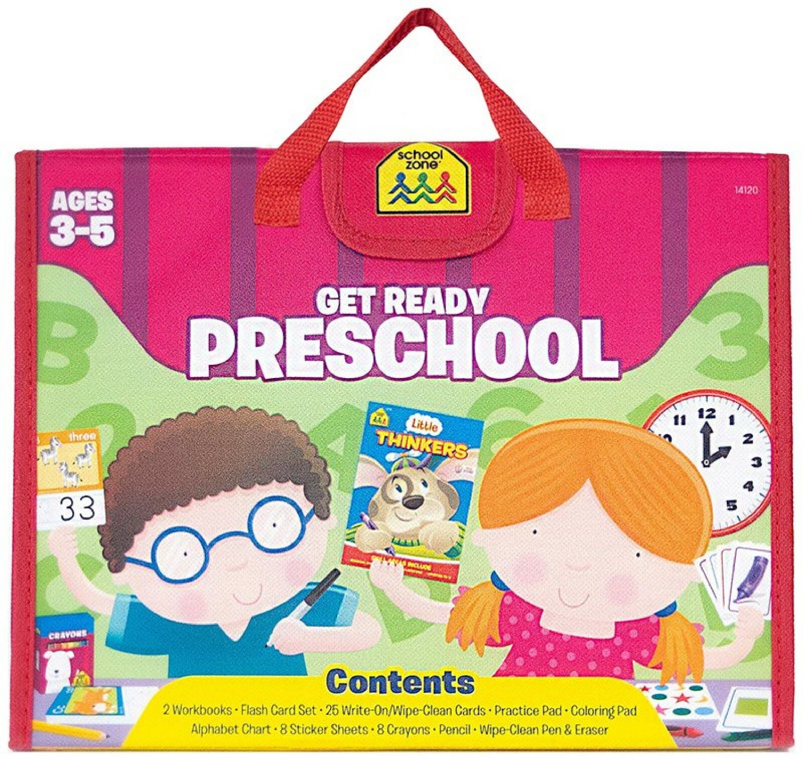 School Zone Get Ready For PreSchool Play Learning Set Ages 3-5 | eBay
