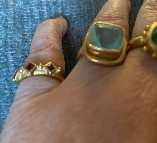 Elizabeth Locke 19k tourmaline ring 6 - Image 4 of 4