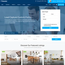 Property Firm Website Design with Free VPS Web Hosting and Installation