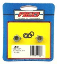 AED 5442 Holley Carb Accelerator Pump Squirters-Std .042" -One pair-Carb nozzles