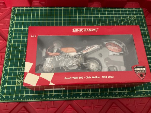 1/12 Minichamps MOTO DUCATI 998 R F02 WSB 2003 Chris Walker - Picture 8 of 8