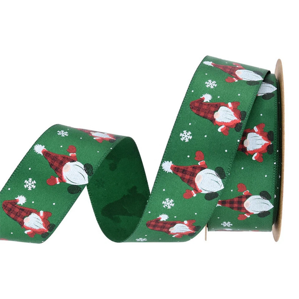 Cinta de envolver regalos de Navidad 25M cintas suministros para decoración de fiestas en el hogar Foto 4 de 4