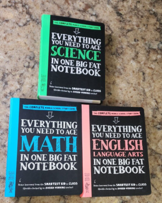 The Complete Middle School Study Guide Big Fat Note Book Every Thing You Need