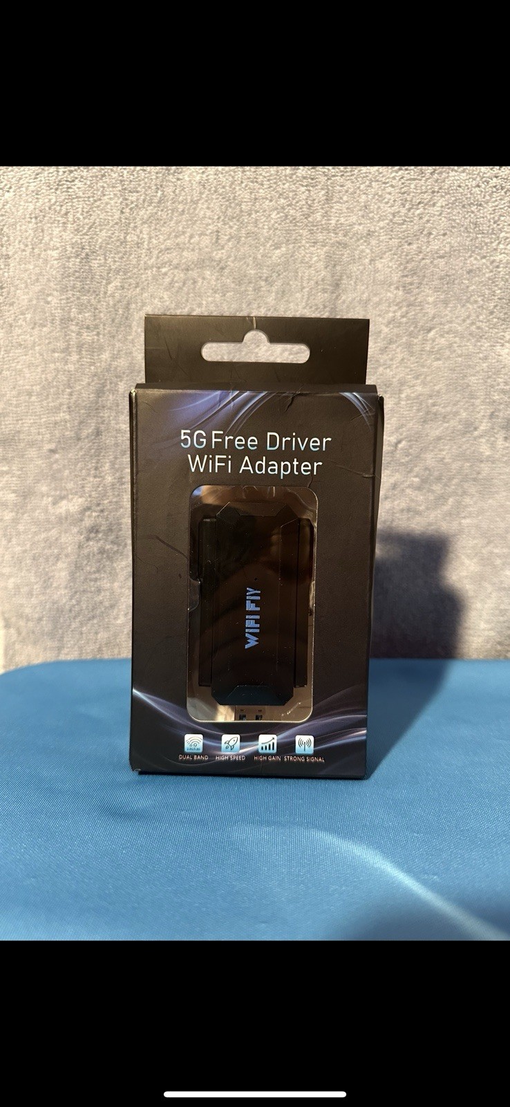 High-Speed WiFi 6 Adapter 900Mbps Dual-Band 2.4/5Ghz Driver-Free 802.11