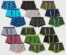 Boys Underwear Boxers Kids Cotton Rich Trunk Fit Boxer Shorts 2-13 Years 3 Pairs