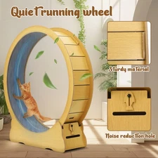 TOYANDONA Cat Exercise Wheel 52" Large Cat Treadmill Wheel for Indoor Cats US