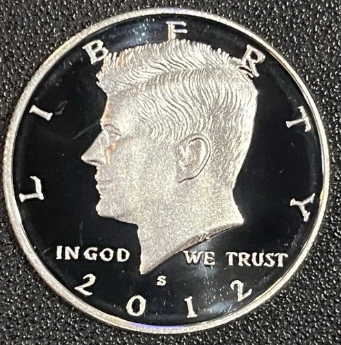 2012-S Kennedy Half Dollar. Silver Proof. Low Mintage. 90% Silver. Free Shipping