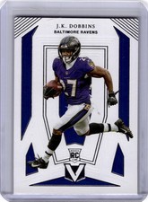 2020 Panini Chronicles J.K. Dobbins Vertex Baltimore Ravens