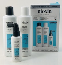 Nioxin System 3 Kit Colored Dry Damaged Hair Light Thinning Open Box