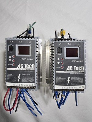  (2) AC Tech SF405  HP .5 / KW .37 VSD