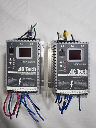  (2) AC Tech SF405  HP .5 / KW .37 VSD
