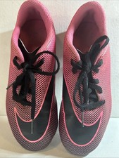 Nike Kids Jr Bravata II FG Soccer Cleat Size 12C 844442-000 Black/Pink
