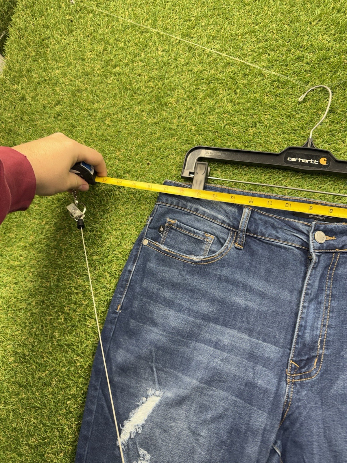 Judy Blue Jeans Womens 18W Python Patch Distresse… - image 2