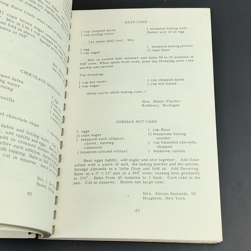 The Nut Jar Cookbook Michigan Nut Growers Association Spiral Cookbook Vintage - Picture 15 of 18