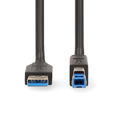 USB Kabel   USB 3.2 Gen 1   USB A Stecker   USB B Stecker   5 Gbps   Vernickelt 