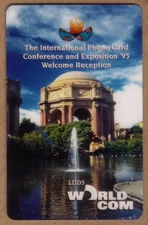 10u International Phone Card Conference 1995 (IPCE) Welcome Reception Phone Card