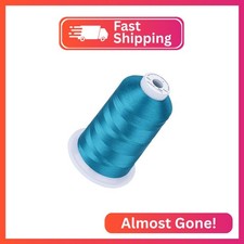 Simthread 5500Yds Embroidery Thread, 5000M High-Yardage 40WT 100 Polyester Thre