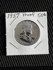 1957 Uncirculated Proof Philadelphia Mint Silver Franklin Half
