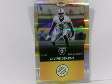 Divine Deablo #38 Raiders 2025 Uno Elite NFL ALT JERSEYS Yellow Foil