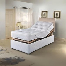 ELECTRIC ADJUSTABLE BED +10" MATTRESS ORTHOPAEDIC SINGLE WITH HEADBOARD BEST ONE