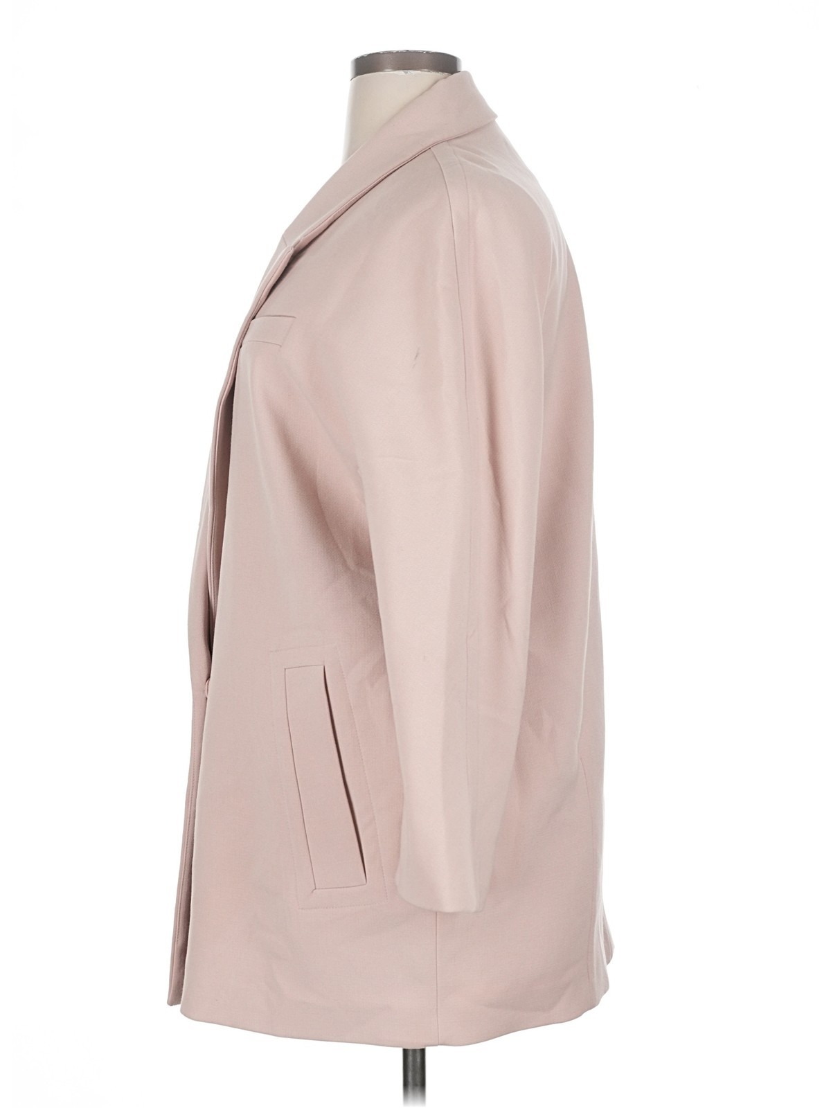H&M Women Pink Coat 14 thumbnail 4