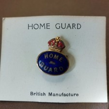 WW2 Home Guard Unissued Lapel Badge