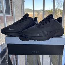 Nike Air Zoom Pegasus 39 Shield Black Athletic Running Shoe Sneaker Womens Sizes