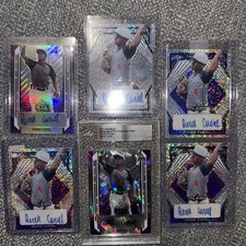 Derek Curiel 6 Card Purple Auto Lot Leaf Metal Rare! 1/1, One /25 And Three /75