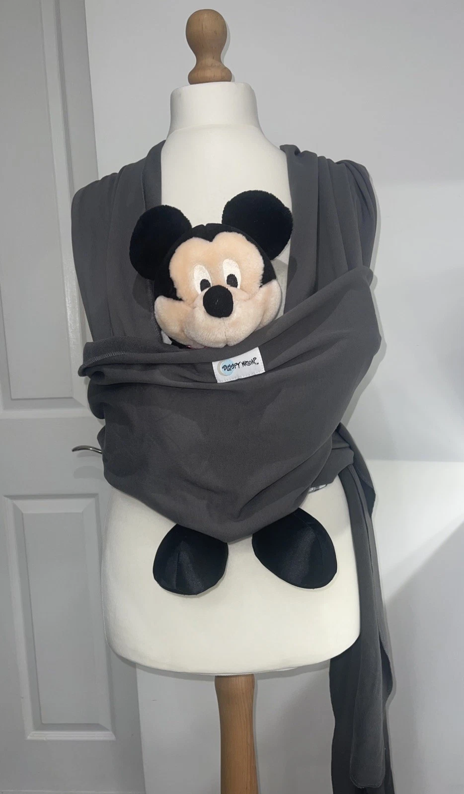 Baby Carrier wrap sling boy girl Newborn Toddler 3-15kg plus size parent grey