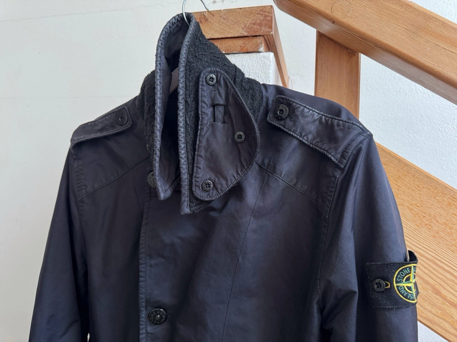 Giacca Stone Island David TC originale taglia L nera