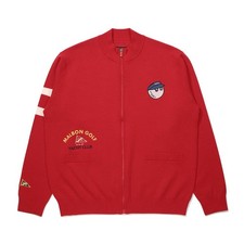 Genuine Malbon Golf Knit full-zip jacket RED MAN 