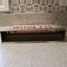 Vintage Heavy Sign Holder with Aluminum Base, Plastic Double-sided, Top Insert — photo 6