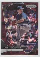 2020 Panini Prizm Tier II Burgundy Cracked Ice 16/25 Trent Thornton #135 0a4s