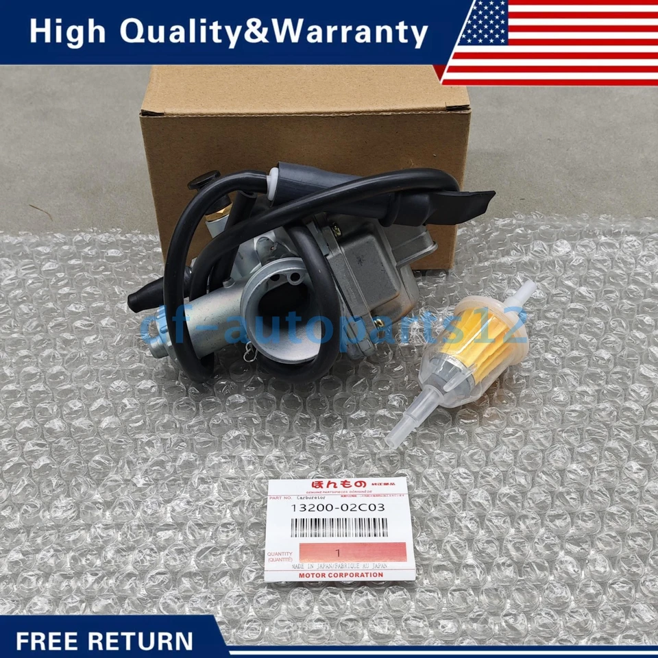 New New Carburetor Assy For Suzuki Quad Runner LT160 LT-F160 1989-2004 USA Foto 2 de 4