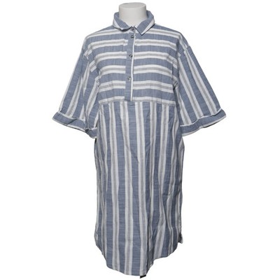 Basic Apparel, Blusenkleid, Größe: M, Blau/Weiß, Bio-Baumwolle, Streifen #Uzb
