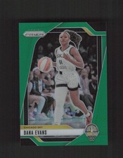 2024 Panini Prizm WNBA #72 Dana Evans Green Prizms