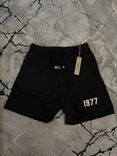 Essentials Men's M short Black Fleece Shorts Set