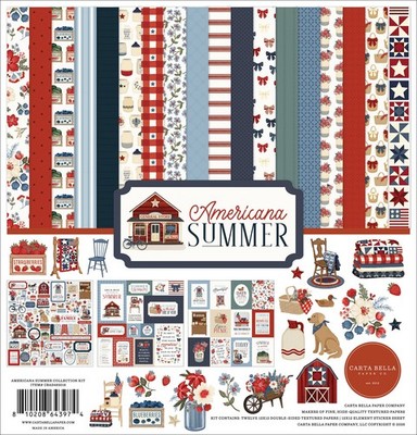 Carta Bella Collection Kit 12X12-Americana Summer