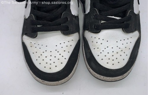 Nike Men's SB Zoom Dunk Low Pro 854866-003 Black/White Athletic Sneakers Sz 8.5 - Picture 6 of 9