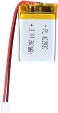 3.7V 180mAh 402030 Lipo Battery Rechargeable Lithium Polymer ion Battery Pack...