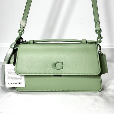 コバ Coach Juno Bag in Pale Pistachio Glovetanned Leather NWT CR706 | eBay