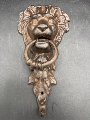 Cast Iron Lion Head Door Knocker Home Decor