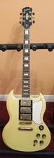 Epiphone G-400 Les Paul Custom (SG) 2006 - Antique Ivory - Right Handed